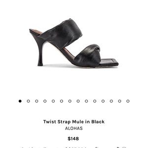BLACK ALOHAS MULES